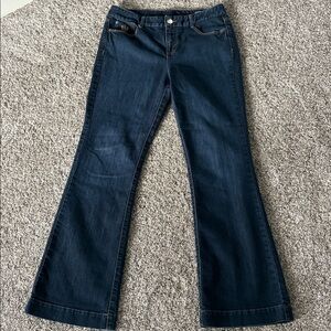 TOMMY HILFIGER Classic Bootcut Women‘s Blue Denim Jeans Size 10 Pants‎ Darker